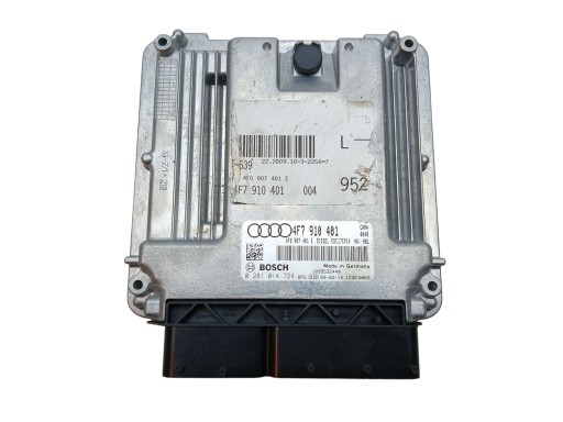 computer control unit of the engine AUDI A6 C6 2.7 V6 TDI 190KM 4F7910401 0281014724