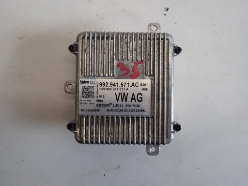 control unit module lights VW SEAT SKODA AUDI 992941571AC