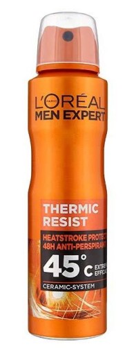 l'oreal men expert thermic resist 45°c antyperspirant w sprayu 150 ml   