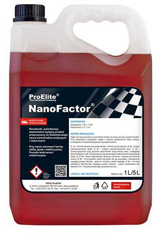 NANOFACTOR 5L АКТИВНА ПІНА СИЛЬНА ЕФЕКТИВНА СИЛЬНА