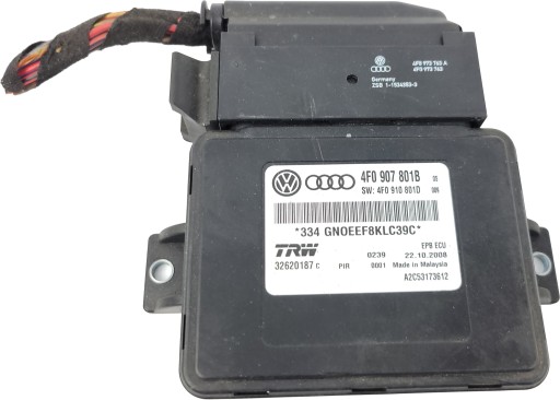 AUDI A6 C6 LIFT module control unit electric brake 4F0907801B