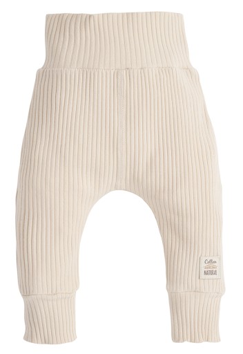 Detské nohavice bavlna prúžok Makoma Harmony Natural Baige 68 cm