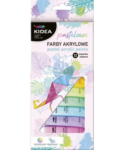 Фарби акрилові Kidea 12 шт х 12 мл