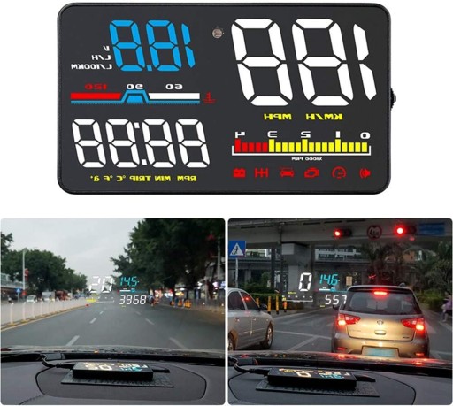 Jason202304030015 - Head up дисплей D5000 HUD індикатор спідометра OBD2