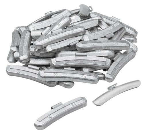 49-5530_A ГРУЗА С ЦИНКОВОЙ РЕМЕШКОЙ - 50 Г - КРАСКА