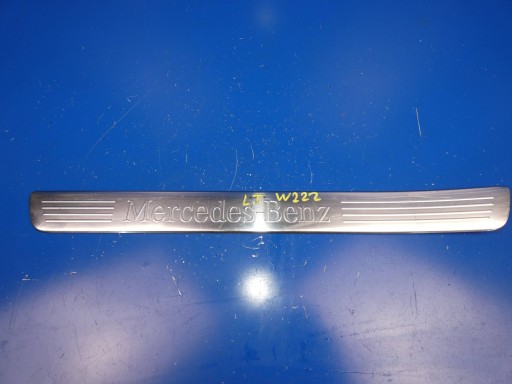 MERCEDES S KLASA W222 moulding cap of the threshold threshold left rear part