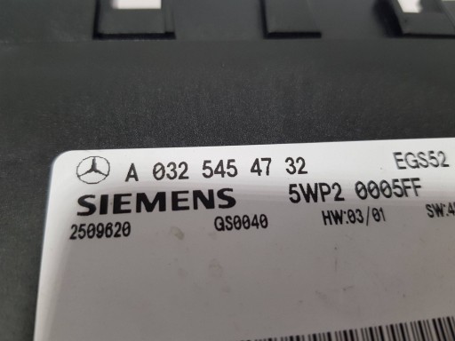 control unit gearboxes A0325454732 MERCEDES SL R230
