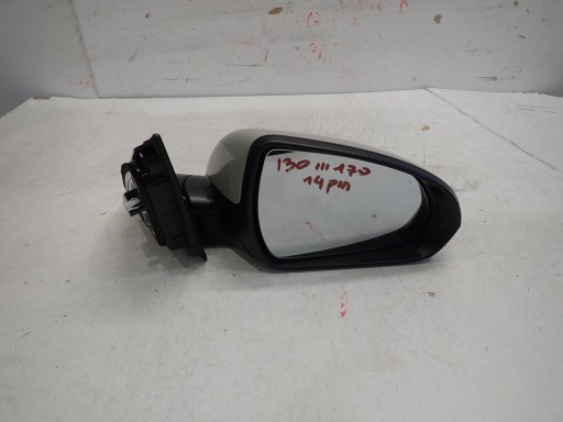 mirror right HYUNDAI I30 III 2017- 14PIN