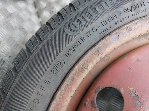 wheel spare ZAPAS 5x108 5,5Jx17 FI60,1 185/60R17C RENAULT ESPACE IV