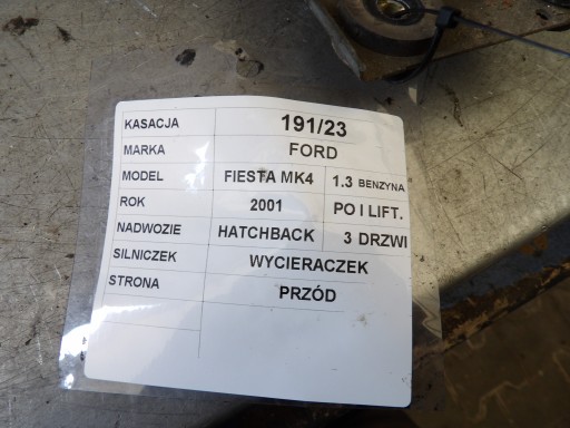 WISCHERGESTÄNGE VORNE FORD FIESTA MK4 LIFT 96FB17B571DA 404240 3411A