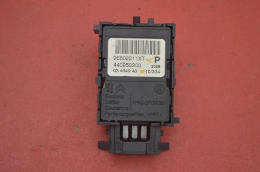 PANEL control seat driver´s 96602211XT PEUGEOT 508 1 and 10-14