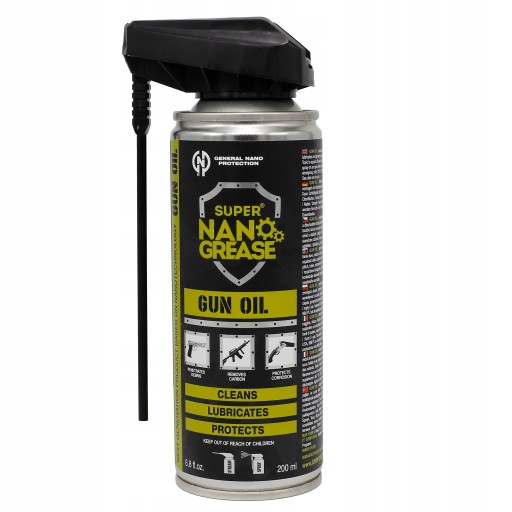 Масло для зброї - NANO GREASE GUN OIL - 200 мл.