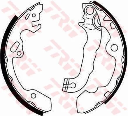 TRW GS8636 ГАЛЬМІВНІ КОЛОДКИ FORD FOCUS 98- TRW