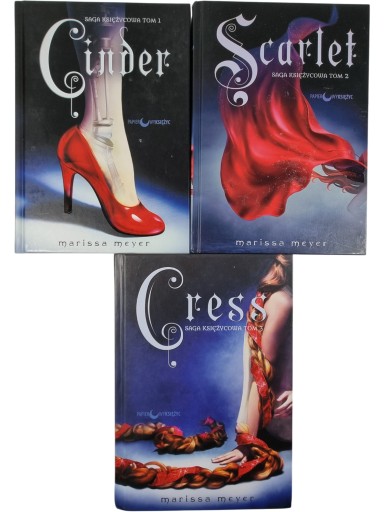 Zdjęcie egzemplarza: Saga Księżycowa 1-3 / Cinder Scarlet Cress / Marissa Meyer