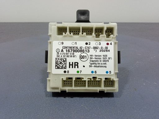 Mercedes gle w167 дверной модуль задний правый задний a1679008613