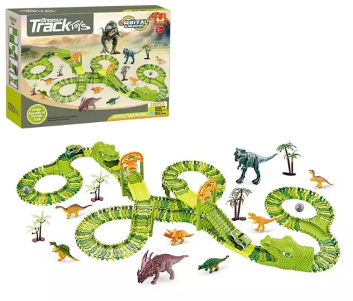 Tor Wyścigowy XXXL Dinozaur Dino Park 320el. Magic Truck Konstrukcyjne