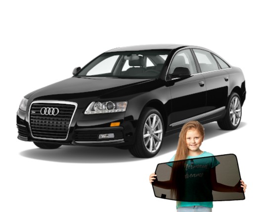 Рулонные шторы dedicated на магнитах для audi a6 c6 sedan 04-11