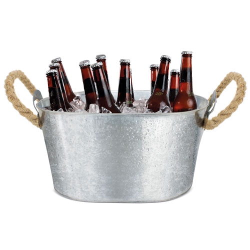 cooler Miska na piwo Vintage Ice Bucket wiaderko do lodu otwieracz