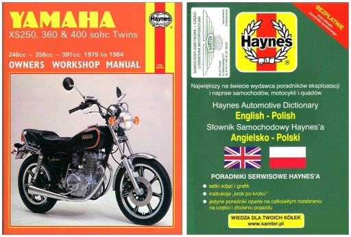 Yamaha XS 250 XS360 XS 400 75-84 керівництво Haynes