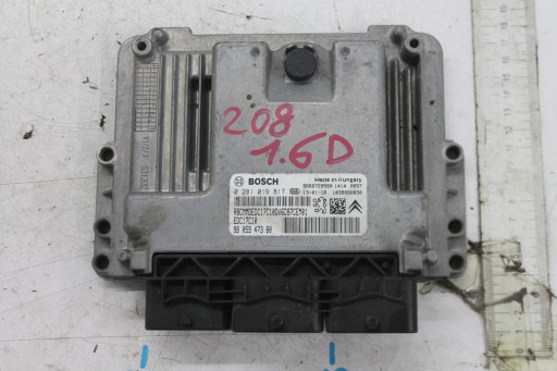 computer of the engine 9805947380 PEUGEOT 208 and 1.6 EHDI