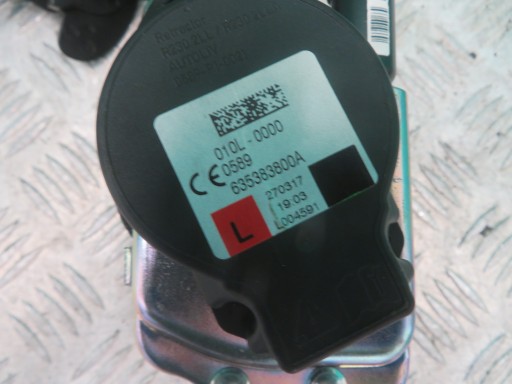 Ceinture de sécurité avant Gauche Avant RANGE ROVER VOGUE L405 17R 635383800A