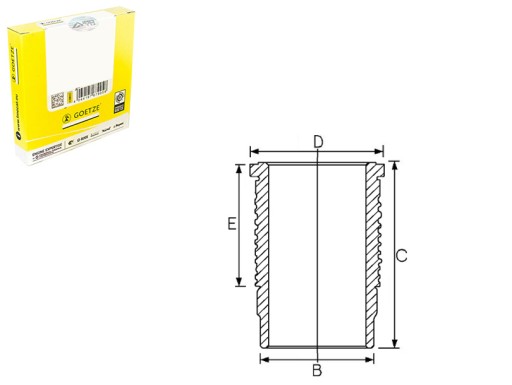 14-670050-00 - ВТУЛКА ЦИЛИНДРА MAN LION'S STAR TGA NEOPLAN SKYLINER R