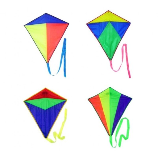 Повітряний змій Trifox, різнокольоровий, 61 х 114 х 3 см