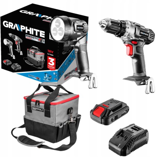 GRAPHITE 58G016 набор инструментов 18v Li-ION ENERGY+