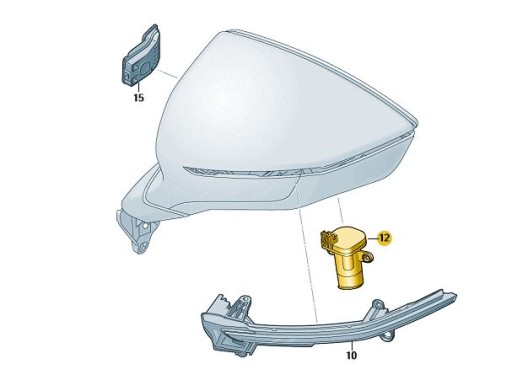 Нова оригінальна камера навколишнього освітлення cupra formentor oe: 5fb945291c