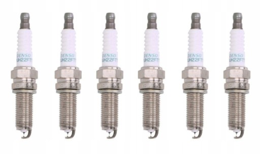 6 иридиевых свечей зажигания denso ixuh22ftt lpg