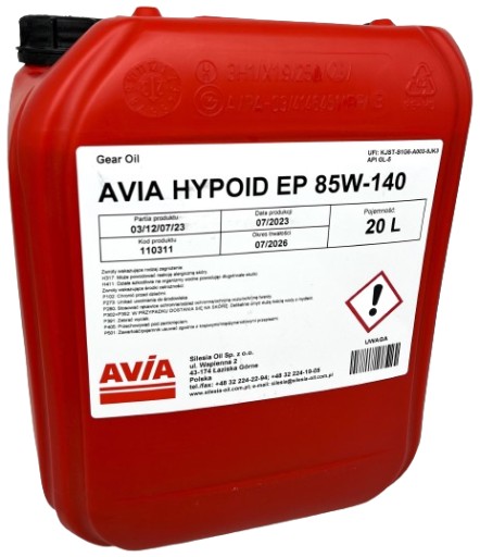 Масло трансмиссионное авиа трансмиссионное масло mz 85w140 20л