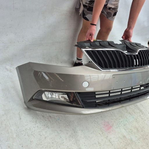 SKODA FABIA III 3 14-18 bumper front front cover