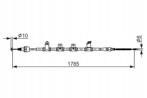 1 987 - КАБЕЛЬ РУЧНОГО ТОРМОЗА KIA SPORTAGE 10-PT