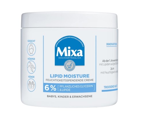 Mixa , Lipid Moisture, Cream, 400 ml