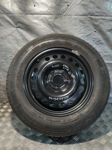 Galet tendeur courroie Roue de secours 2150144 OPEL 6J ET 49 5x110 CONTINENTAL 195/65 R15 91H