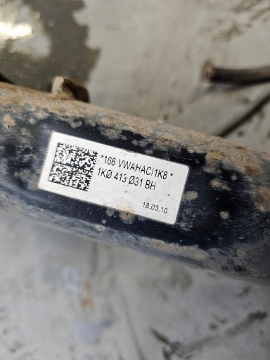 shock absorber swing sususpension left front SKODA OCTAVIA II