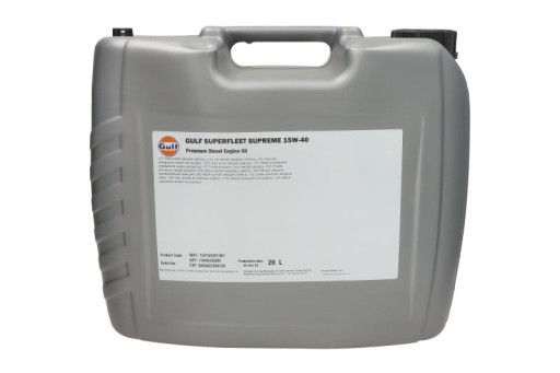 Масло моторное GULF SUPERFLEET SUP 15W40 20л.