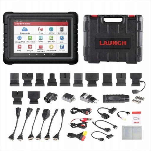 LAUNCH X431 PROS V ДИАГНОСТИЧЕСКИЙ ТЕСТЕР ПОЛИРОВКА