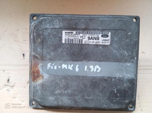 6956055 - Ford fiesta mk6 1.3 b комп'ютер контролер двигуна 4s61-12a650-kb