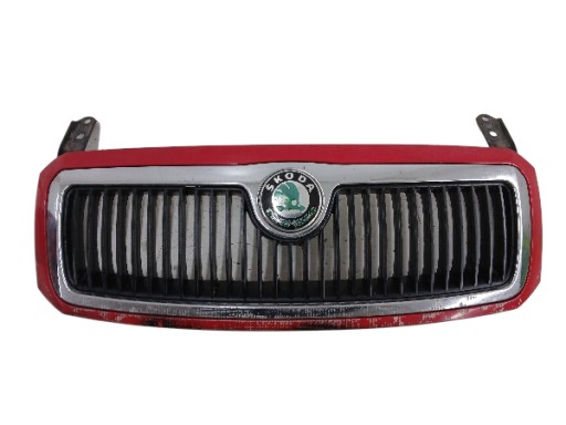 SKODA FABIA a maska maska chladiče červená