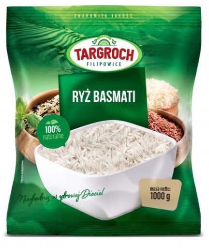 Targroch Ryż Basmati Do Kurczaka Curry Do Dań Indyjskich Ryb 1kg 1000g