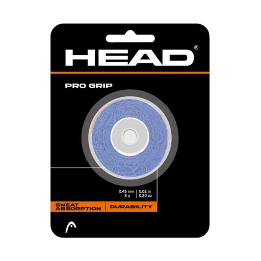 Vrchné zavinovačky HEAD PRO GRIP modré 3 ks