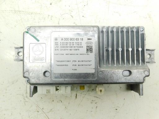 Модуль контролера камери mercedes w177 w247 cla w118 gla a0009006318