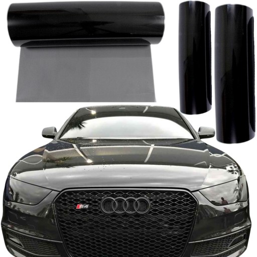 ПЛЕНКА ДЛЯ ЗАТЕМЕНИЯ ЛАМПЫ, ЧЕРНАЯ ГЛЯНЦЕВАЯ, 30смx3М