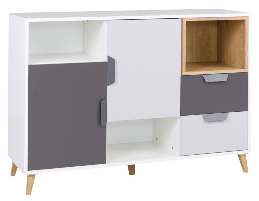 Комод Jurek Meble Joker 120 x 40 x 84 см, різнокольоровий, матовий