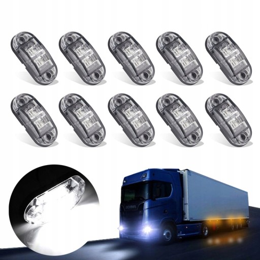 Hqg50208E - Габаритные фонари светодиодные 2 LED 10 шт.