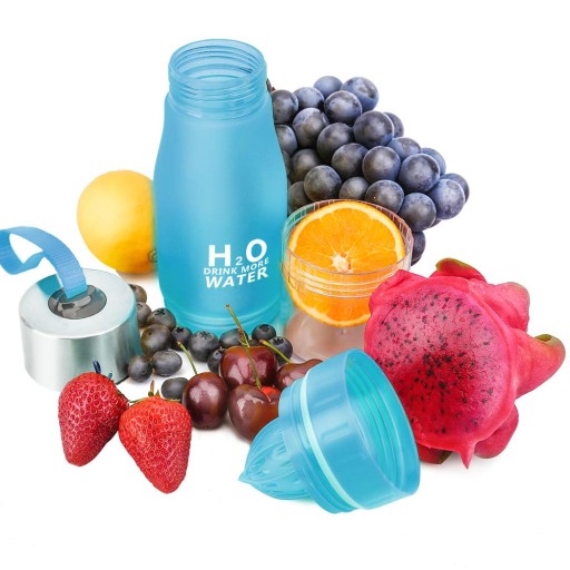 Пляшка для води Style_Couture WATER BOTTLE H20 650 мл відтінки синього