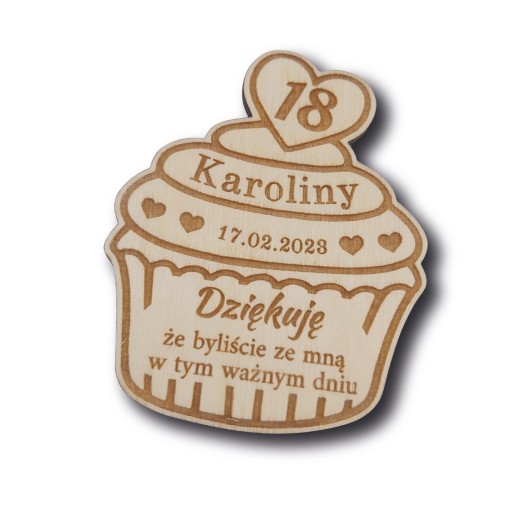 МАГНІТ подяка гостям 18 20 30 день народження