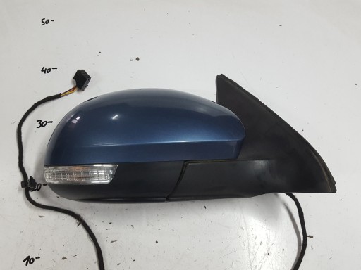 Vw tiguan i 5n підйомник 11-15 праве дзеркало 6 провід lr5t