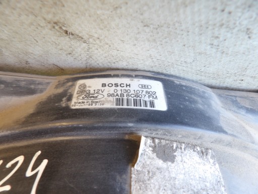 Ford Fokus MK I 1,8 TDCI hütöventilátor 98AB-8C607-FM 0130107802